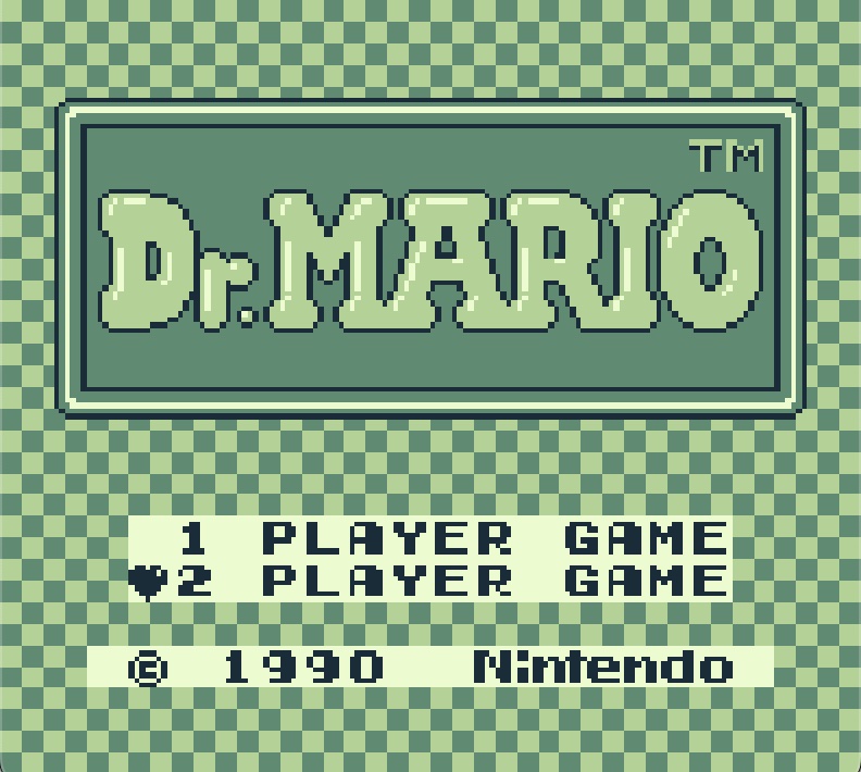 Dr. Mario title screen